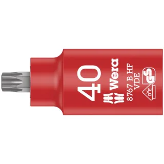 Wera 8767 B VDE HF TORX Zyklop Bitnuss, isoliert, mit 3/8"-Antrieb, mit Haltefunktion - 05004924001