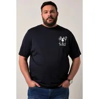Men Plus T-Shirt T-Shirt Bauchfit Print Halbarm