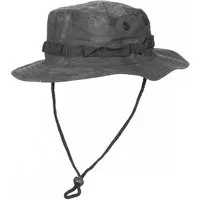 MFH Outdoorhut US GI Buschhut, mit Kinnband, GI Boonie, R/S, HDT-camo LE (Packung) 4 Belüftungsösen