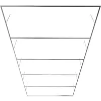 Barberpub LED Panel BarberPub Aluminiumrahmen für Hexagon LED Light LP003/LP004/LP005, ohne Leuchtmittel
