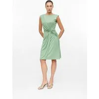 s.Oliver Minikleid Kleid Jerseykleid in Wickel-Optik mit Knotendetail