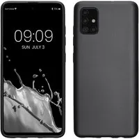 kwmobile Handyhülle Handyhülle für Samsung Galaxy A51 Hülle, Silikon Case metallisch schimmernd - Schutzhülle Cover