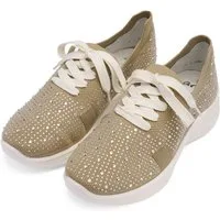 Ara SEATTLE Slip-On Sneaker Keilabsatz, Slipper, Freizeitschuh mit Strasssteinen, H-Weite