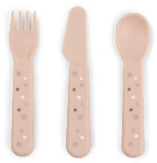 Done by Deer Foodie Besteck Set Happy Dots Powder