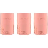 Catrice Lippenmaske Pillow Plush Peptide Lip Mask, 3-tlg., Zarter Kirschduft und stilvolles Packaging für ein luxuriöses Erlebnis