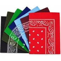 Cassandra Accessoires Bandana Tuch aus Baumwolle, (7-St), - Klassisches Paisley Halstuch, Kopftuch, Accessoire