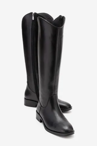 Ruiz Leder Knieholer Stiefel (Damen)