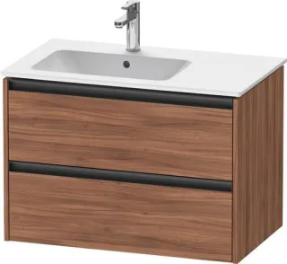 Duravit Ketho.2 Waschtischunterbau wandhängend Nussbaum Matt 810x480x549 mm - K25267079790000 K25267079790000