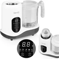 lionelo Babynahrungszubereiter LOC-BABY MENU, 300,00 W, 0,90 l Schüssel, 4 Programme/Entfrosten/Sterilisieren/Mixer/Touchscreen/900ml