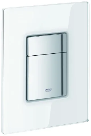 GROHE WC-Betätigung Skate Cosmopolitan 38845 mit Glasoberfläche moon white 38845LS0