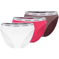 Calvin Klein Underwear Bikinislip 3 PACK BIKINI (LOW-RISE) (Packung, 3-St., 3er-Pack) mit Logobund