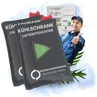 TronicXL Granulat-Luftentfeuchter 2 Kühlschrank Luftentfeuchter Feuchtigkeitsabsorber Geruch vermeiden, Statt Deko Zubehör Ersatzteil