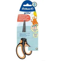 Pelikan Papierscheren Papierschere griffix® schwarz-orange 14,0 cm