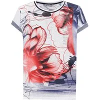 Hajo Blusenshirt Shirt 1/2 Arm Leinenoptik