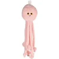 Flamingo Tierkuscheltier Hundespielzeug Oktopus Paulo rosa
