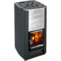 HARVIA Saunaofen Harvia M3 Holz-Saunaofen 16,5 kW, 16.5 kW, Manuelle Steuerung, Holzbefeuerung, Gleichmäßige Wärmeverteilung, Aufgussbetrieb