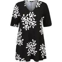 Doris Streich Longshirt (1-tlg) mit Allover-Print