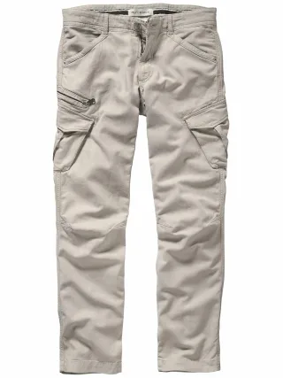 Mey & Edlich Herren Herringbone-Cargo Grau 69 % Baumwolle, 29 % Leinen, 2 % Elasthan