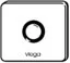 Viega Abdeckplatte 8355.8 in 150x140mm Glas parsol/schwarz 633448