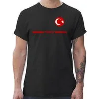 Shirtracer T-Shirt Türkei Trikot Wappen, Türkiye mit Stolz, Türkisches Fan-Motiv 2026 Fussball WM Fanartikel