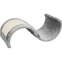 TRIXIE Kratzpappe Kratzwelle Wavy - grau - 29 × 18 × 50 cm