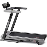 STAMM BODYFIT Laufband TRACK ORION 06 (mit 40-Trainingsprogrammen und 3 extra großen LED-Anzeigen), bis max. 16 km/h, klappbar, mit Steigung, 120 kg max. Benutzergewicht