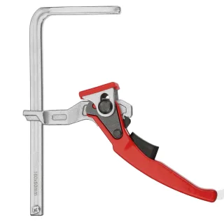 Upgrade Quick Ratchet Track Saw Guide Rail Clamp MFT Clamp for MFT Table and Guide Rail System Woodworking Clamp