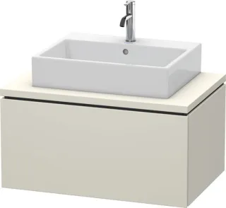 Duravit L-Cube Konsolenwaschtischunterbau wandhängend Taupe Matt 820x547x400 mm - LC581209191 LC581209191
