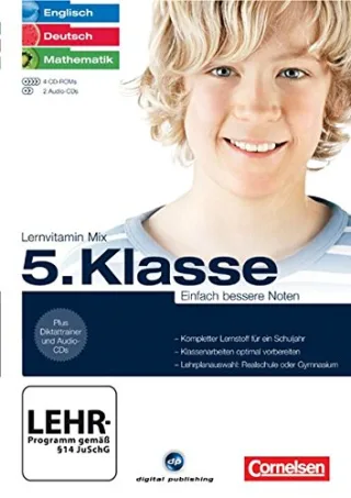 Lernvitamin Mix - Englisch/ Deutsch/ Mathe 5. Klasse - Einfach bessere Noten