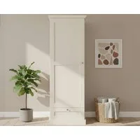 OTTO home Garderobenschrank Binz viele Stauraummöglichkeiten, Metallgriffe, Tür mit Rahmen, Höhe 180 cm