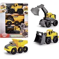 Dickie Toys Spielzeug-Kran Baustellenset Kran Go Real /Construction Volvo Set 203722015