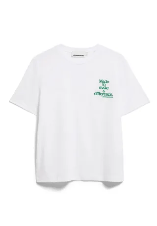Armedangels - T-Shirt - Lualaa Difference weiß - Gr. - S