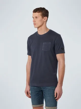 No Excess - T-Shirt Crewneck Garment Dyed Special Wash night - Gr. - XL