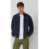 s.Oliver Sweatjacke Sweatshirt Jacke Strukturierte Sweatshirt-Jacke mit Stehkragen