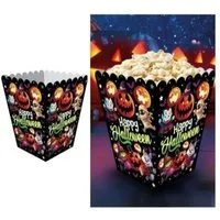 Fiestas Guirca Dekoobjekt Halloween 'Kleine Monster', Popcorn Boxen 60x33cm