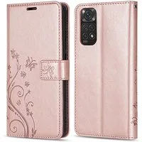 betterfon Handyhülle Handytasche für Xiaomi Redmi Note 11 / 11S 4G Schutzhülle Klapphülle, Bookstyle-Hülle: Magnetverschluss 3 Kartenfächer & Standfunktion
