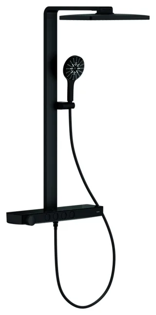 Grohe THM-Duschsystem RSH Aqua Pure 100961 KB 8,7l eckig phantom black, 100961KF00 100961KF00