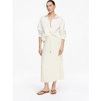 comma Midirock Rock Plissée-Midirock aus Chiffon