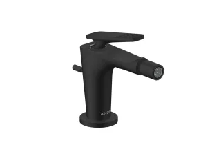 Hansgrohe Bidetmischer Axor Citterio C mit Zugstangen Ablaufg.Cubic mattschwarz, 49211670 49211670