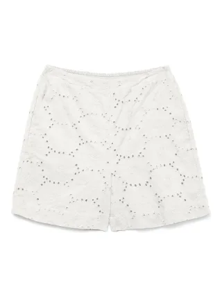 VERO MODA - VMHAY NEW SHORTS WVN snow white - Gr. - S