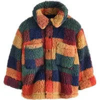 Next Outdoorhemd Hemdjacke mit aus Fleece mit Borg (1-tlg)