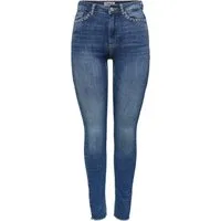 ONLY Skinny-fit-Jeans ONLWAUW HW SPARKLE SKINNY DNM mit Glitzersteinchen Detail
