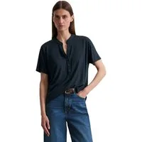 Marc O'Polo Stehkragenshirt mit Knopfleiste