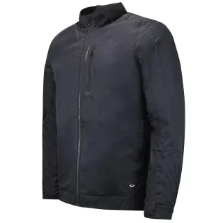Oakley City Performance Long Sleeve Reißverschluss up schwarze Herren Bomberjacke 412423 02e