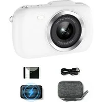 FANNOU Kompaktkamera (64 MP, 4K Autofokus Fotoapparat Digitalkamera 18X Digitalzoom Vlogging Kamera)