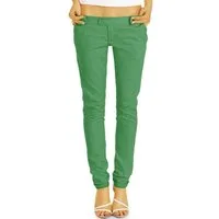 be styled Stoffhose Röhrige Damenhosen, slim fit Hüfthosen Chinohosen - Damen - h15a