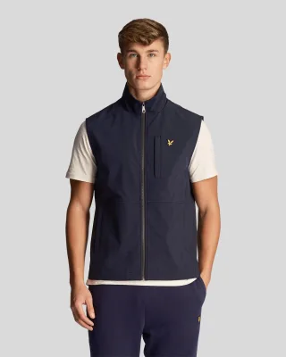 Lyle & Scott Softshell-Gilet für Herren in Marineblau