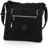 BAG STREET Umhängetasche Bag Street Damenhandtasche Umhängetasche (Umhängetasche), Damen, Jugend Umhängetasche Nylon, schwarz ca. 26cm x ca. 27cm