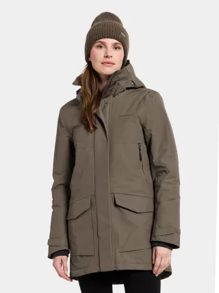 Didriksons - FRIDA WNS PARKA 7 mocha brown - Gr. - 44