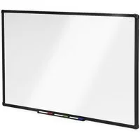 Karat Magnettafel magnetisch Onyx – schwarzer Aluminium-Rahmen, kratzfeste Magnettafel, 110x80 cm, beschreibbar & abwischbar, inkl. Zubehör, in 2 Größen